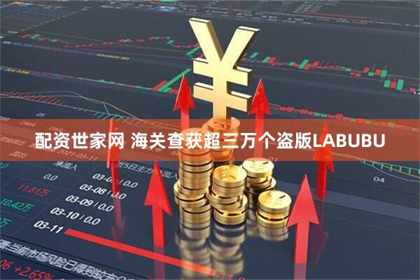 配资世家网 海关查获超三万个盗版LABUBU